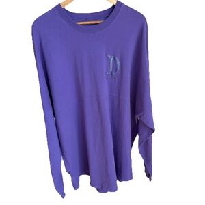 Disneyland Resort Spirit Jersey Long Sleeve Sparkle Puff Purple Potion Adult XXL